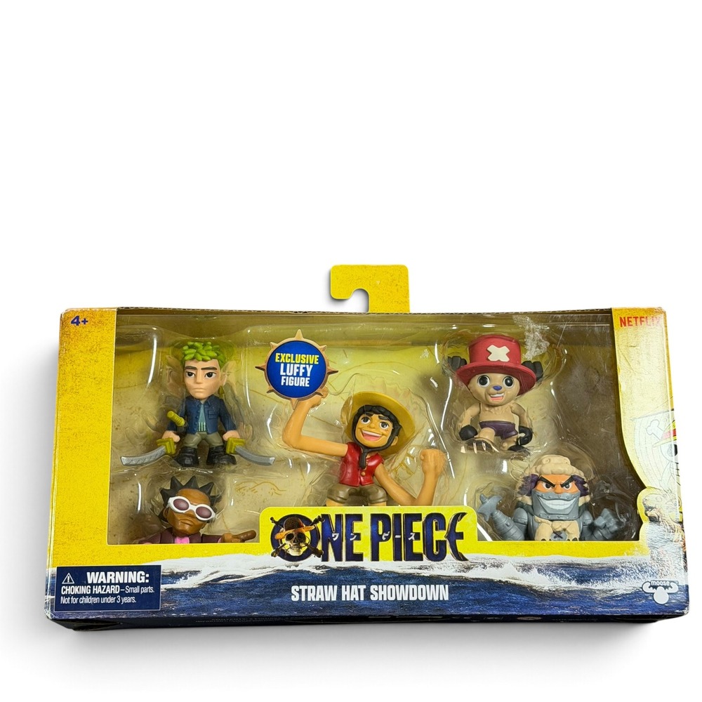 One Piece Straw Hat Showdown 5 Figure Set Moose Toys Netflix Exclusive Luffy